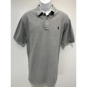 Ralph Lauren Mens Polo Shirt XL Gray Golf Tennis Pony XL